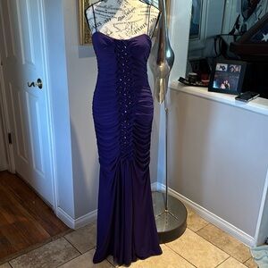 Mignon Royal Blue Maxi Dress